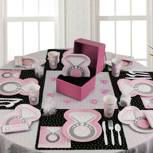 Shopping for bridal shower tableware has never been so easy and fun