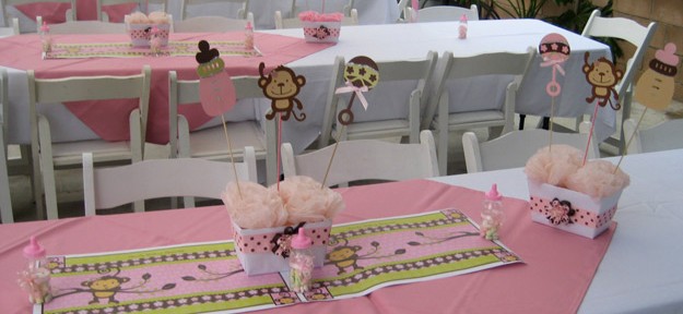 Monkey Girl Baby Shower Ideas