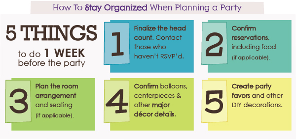 Free Party Planning Checklist