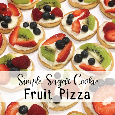 Simple Fruit Pizza