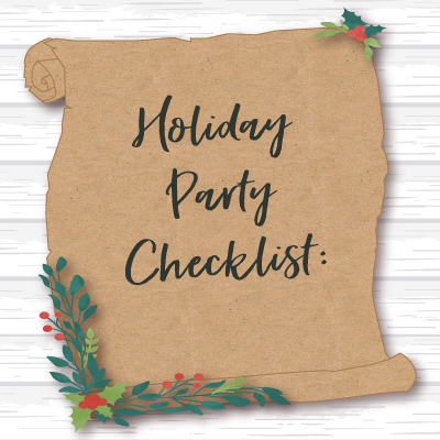 Holiday Party Checklist